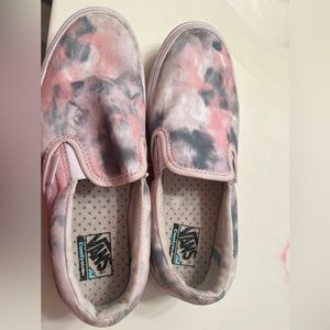 Vans Girls Asher slip on sneaker-multi color